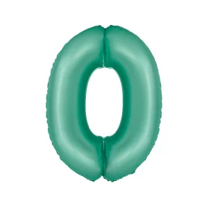 Folijas balons 76cm L - cipars 0, lavandas, matēts Folijas balons 76cm L - cipars 0, lavandas, matēts