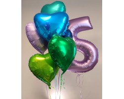 Cipars L, Smart, un 6 folijas siržu pušķis Cipars L, Smart, un 6 folijas siržu pušķis