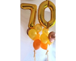 Cipari XL piecu balonu pušķos