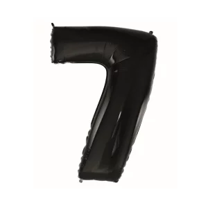 Folijas balons 92cm XXL - cipars 7, melns Folijas balons 92cm XXL - cipars 7, melns