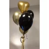 Cipari XXL un piecu balonu pušķis ar sirsniņu