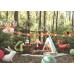 Folijas balons 86cm XL - cipars 7, zaļš, olīvu, satīna