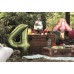 Folijas balons 86cm XL - cipars 7, zaļš, olīvu, satīna