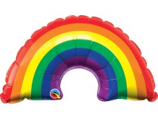  Folijas balons mini varavīksne, 35cm, Qualatex