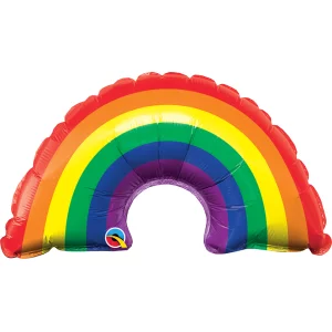 Folijas balons mini varavīksne, 35cm, Qualatex