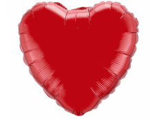 Folijas balons sirds, sarkana, Flexmetal, 81cm, Jumbo