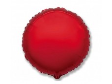 Folijas balons 46cm aplis, sarkans, Flexmetal