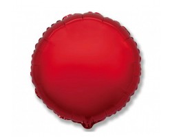 Folijas balons 46cm aplis, sarkans, Flexmetal