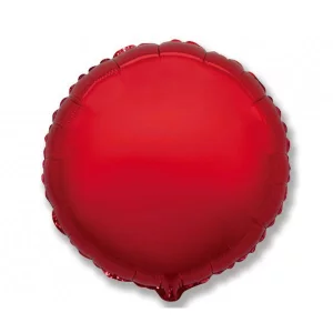 Folijas balons 46cm aplis, sarkans, Flexmetal Folijas balons 46cm aplis, sarkans, Flexmetal