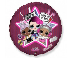 Folijas balons   LOL Born to be Bad, 48cm, aplis