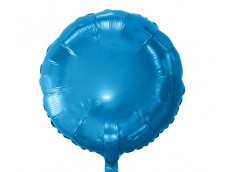 Folijas balons 46cm aplis, zils