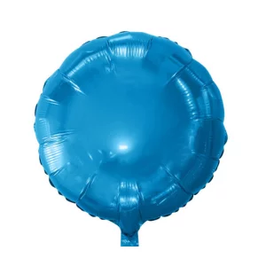 Folijas balons 46cm aplis, zils Folijas balons 46cm aplis, zils