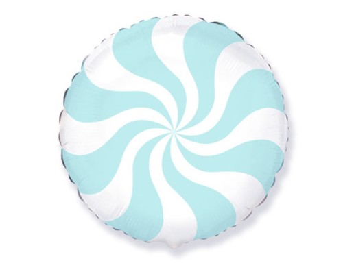 Folijas balons 45cm, Konfekte, zila