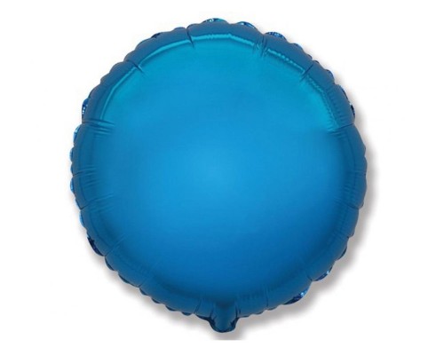 Folijas balons 46cm aplis, zils, Flexmetal