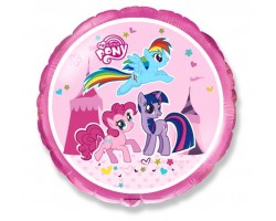 Folijas balons   Ponijs MY LITTLE PONY,  48cm, aplis