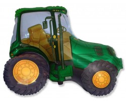 Folijas balons  Transportlīdzeklis - Traktors, zaļš, 60cm, Flexmetal