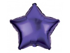 Folijas balons zvaigzne, lillā, tumši, 48cm