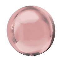 Folijas balons  bumba, ORBZ, zelta, rozā, 53cm XL/Jumbo