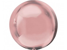Folijas balons  bumba, ORBZ, zelta, rozā, 53cm XL/Jumbo