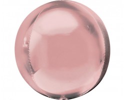 Folijas balons  bumba, ORBZ, zelta, rozā, 53cm XL/Jumbo Folijas balons  bumba, ORBZ, zelta, rozā, 53cm XL/Jumbo