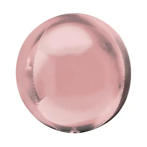 Folijas balons bumba, ORBZ, zelta, rozā, 53cm XL/Jumbo Folijas balons bumba, ORBZ, zelta, rozā, 53cm XL/Jumbo