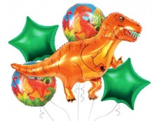 Folijas balons  Dzīvnieki - dinozaurs Tiranozaurs komplekts