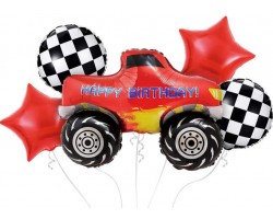 Folijas balons  Transportlīdzeklis - Big wheel, Monster Truck, komplekts