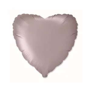 Folijas balons sirds, rozā, veci, 46cm, Flexmetal Folijas balons sirds, rozā, veci, 46cm, Flexmetal