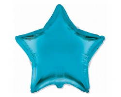 Folijas balons zvaigzne, zila, kapri, 48cm, Flexmetal Folijas balons zvaigzne, zila, kapri, 48cm, Flexmetal