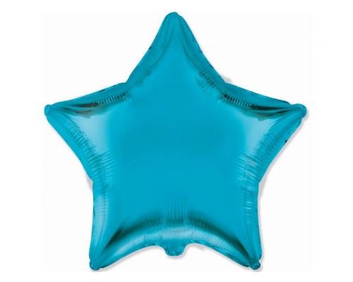 Folijas balons zvaigzne, zila, kapri, 48cm, Flexmetal 