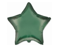 Folijas balons zvaigzne, zaļa, tumši, 48cm, Flexmetal Folijas balons zvaigzne, zaļa, tumši, 48cm, Flexmetal