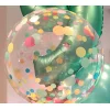 Folijas balons Konfeti - Mix konfeti, 46cm, bumba, crystal