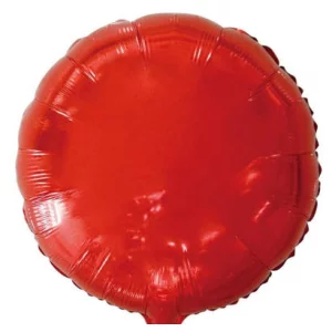 Folijas balons 81cm aplis, sarkans Folijas balons 81cm aplis, sarkans