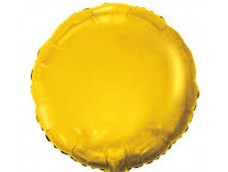 Folijas balons 81cm aplis, zelta