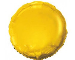 Folijas balons 81cm aplis, zelta