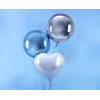 Folijas balons 40cm XL - bumba, sudraba Folijas balons 40cm XL - bumba, sudraba
