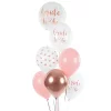 Folijas balons "bride to be", 45cm, balts, nespīdīgs, aplis Folijas balons "bride to be", 45cm, balts, nespīdīgs, aplis