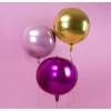 Folijas balons 40cm XL - bumba, zelta
