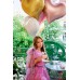 Folijas balons sirds, balta, 75cm