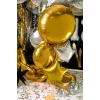 Folijas balons 59cm, aplis, sudraba
