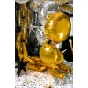 Folijas balons 59cm, aplis, sudraba
