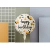 Folijas balons Happy Birthday - Mašīnas, 45cm, aplis Folijas balons Happy Birthday - Mašīnas, 45cm, aplis