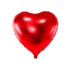 Folijas balons sirds, sarkana, 61cm