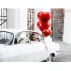 Folijas balons sirds, sarkana, 61cm