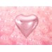 Folijas balons sirds, rozā, gaiši, 61cm