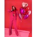 Folijas balons sirds, zelta, rozā, 61cm
