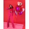 Folijas balons sirds, rozā, gaiši, 45cm