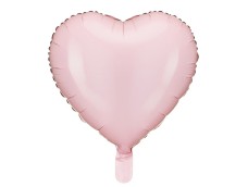 Folijas balons sirds, rozā, gaiši, maigi, 45cm Folijas balons sirds, rozā, gaiši, maigi, 45cm