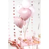 Folijas balons sirds, rozā, gaiši, maigi, 45cm