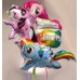 Folijas balons   Ponijs, MLP Rainbow Dash, 60cm, Flexmetal 
